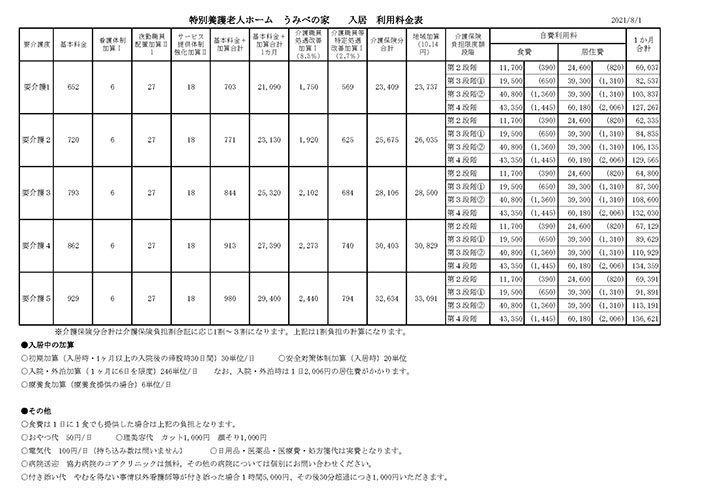 料金表サムネイル